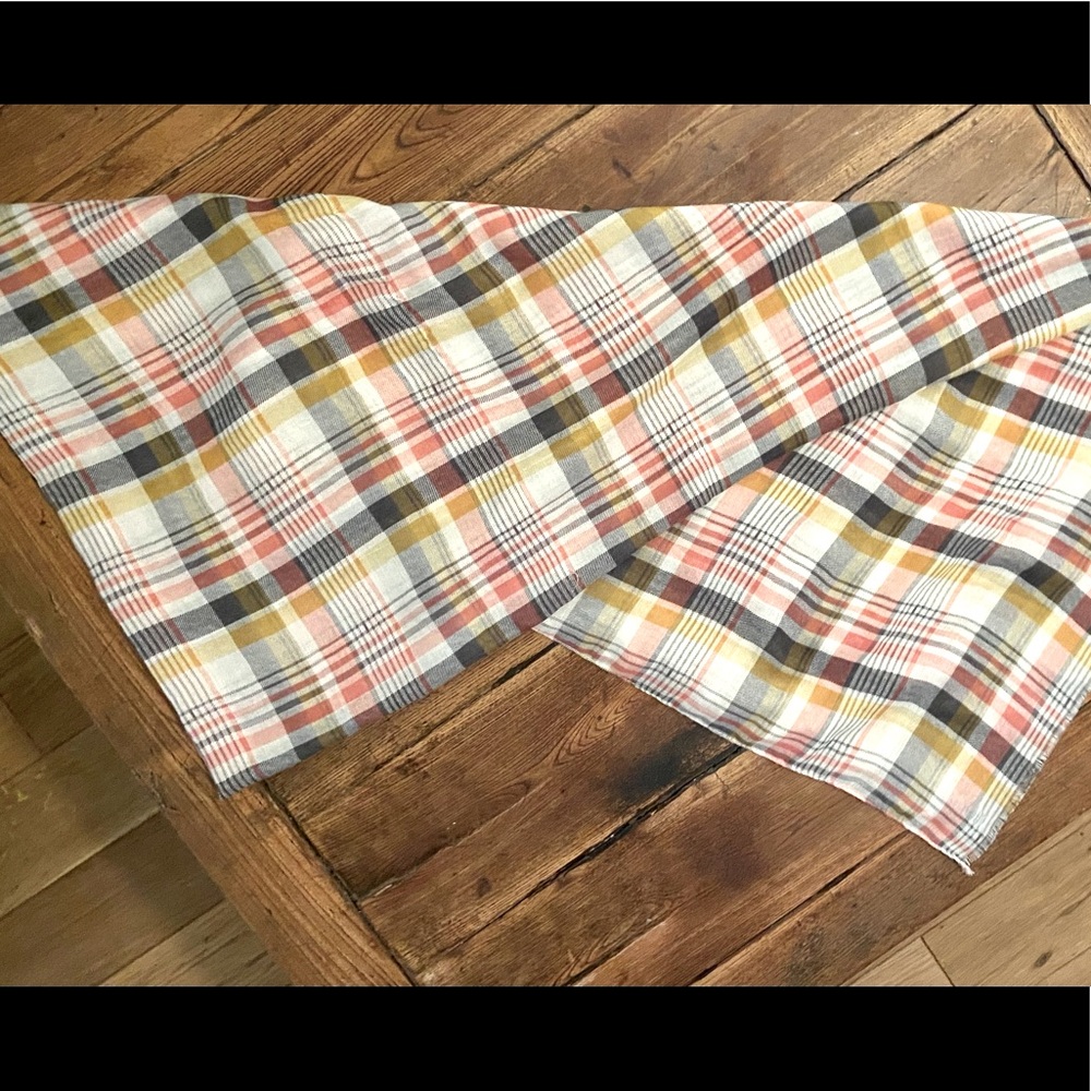 Plaid scarf